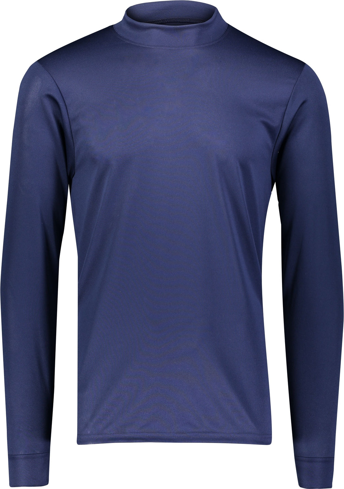 NAVY WICKING MOCK TURTLENECK