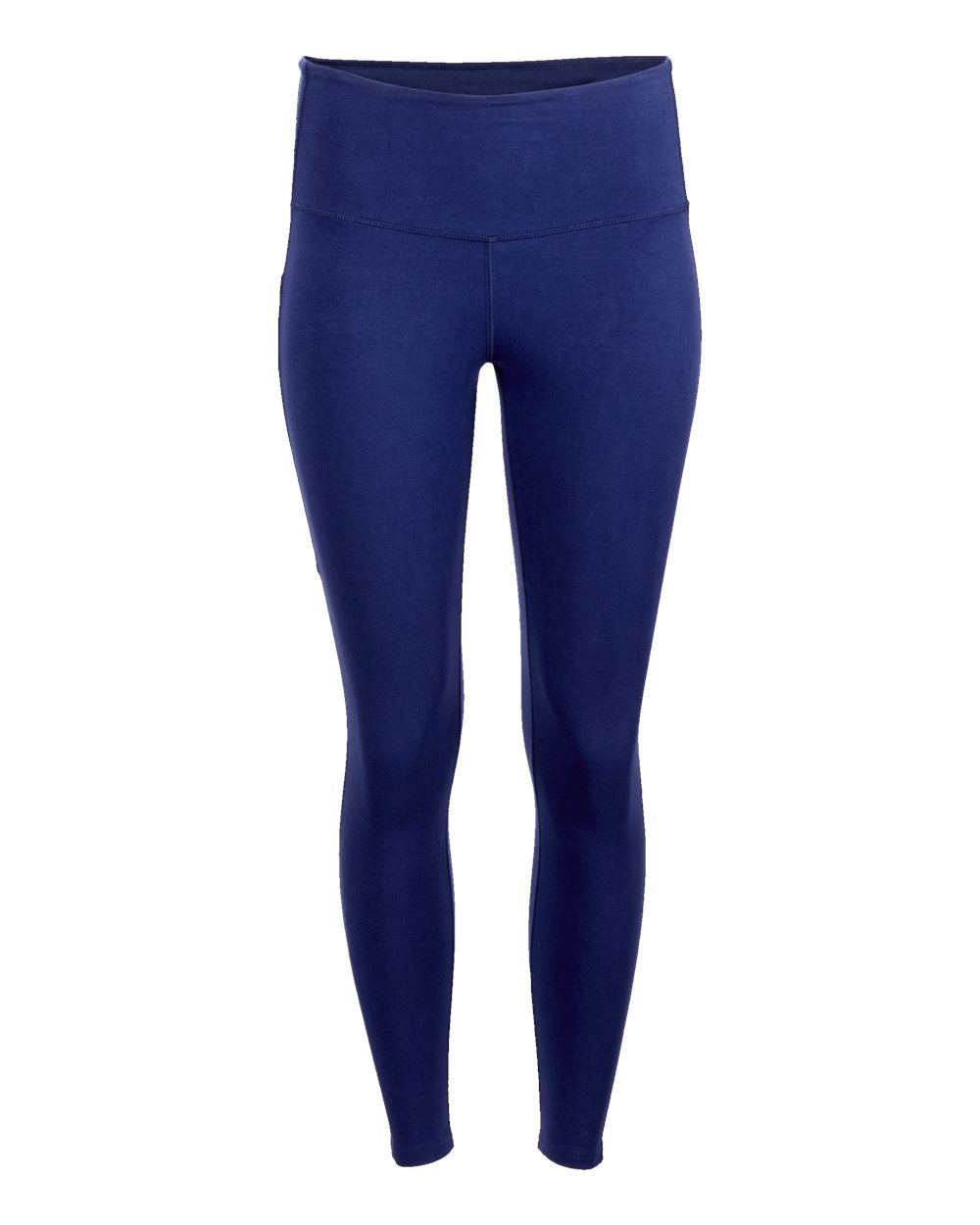 Front View of Navy Women's Adore Leggings - BW6302