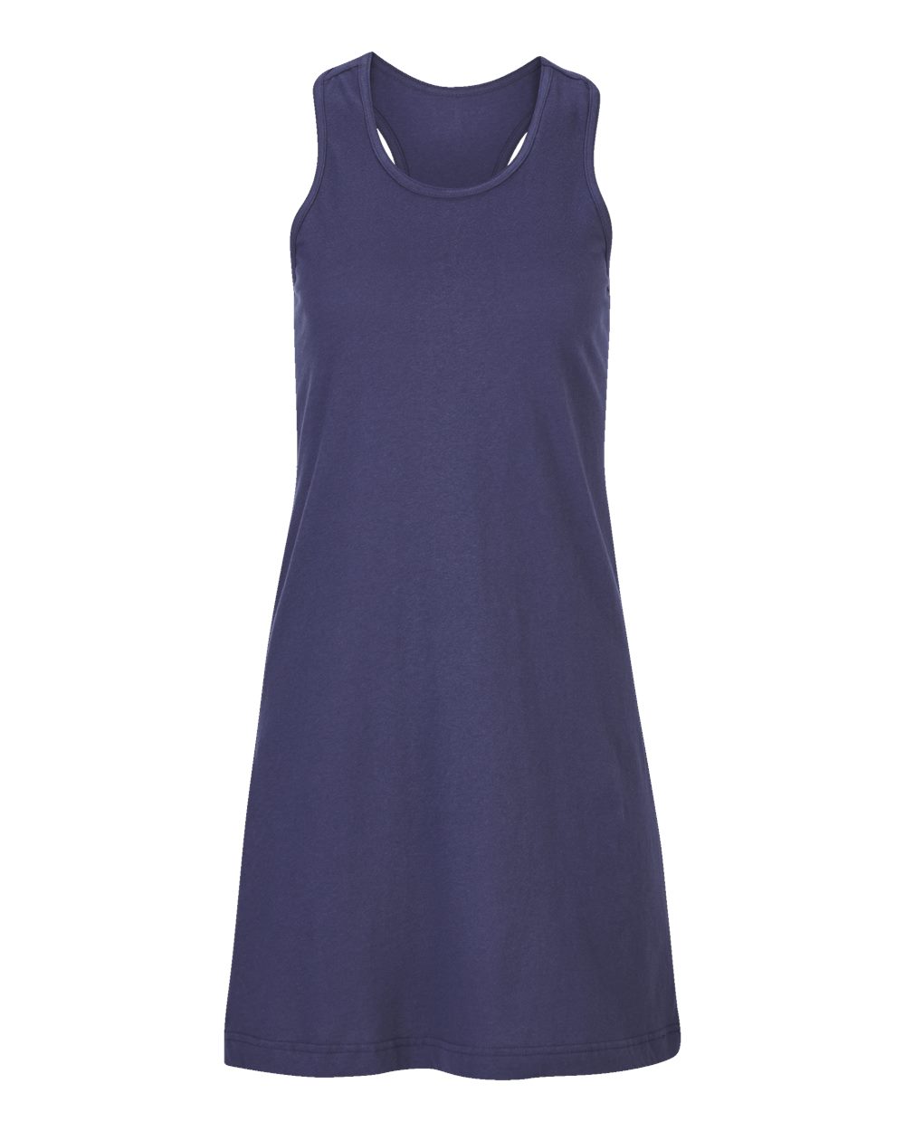 Front View of Navy Women's Caydn Tank Dress - BW4102