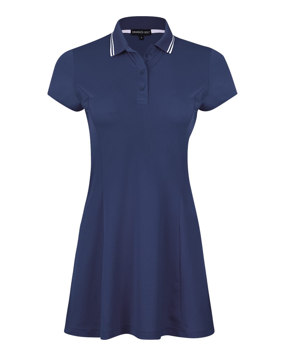 Front View of Navy Women's Mia Dress - SWM400L plain