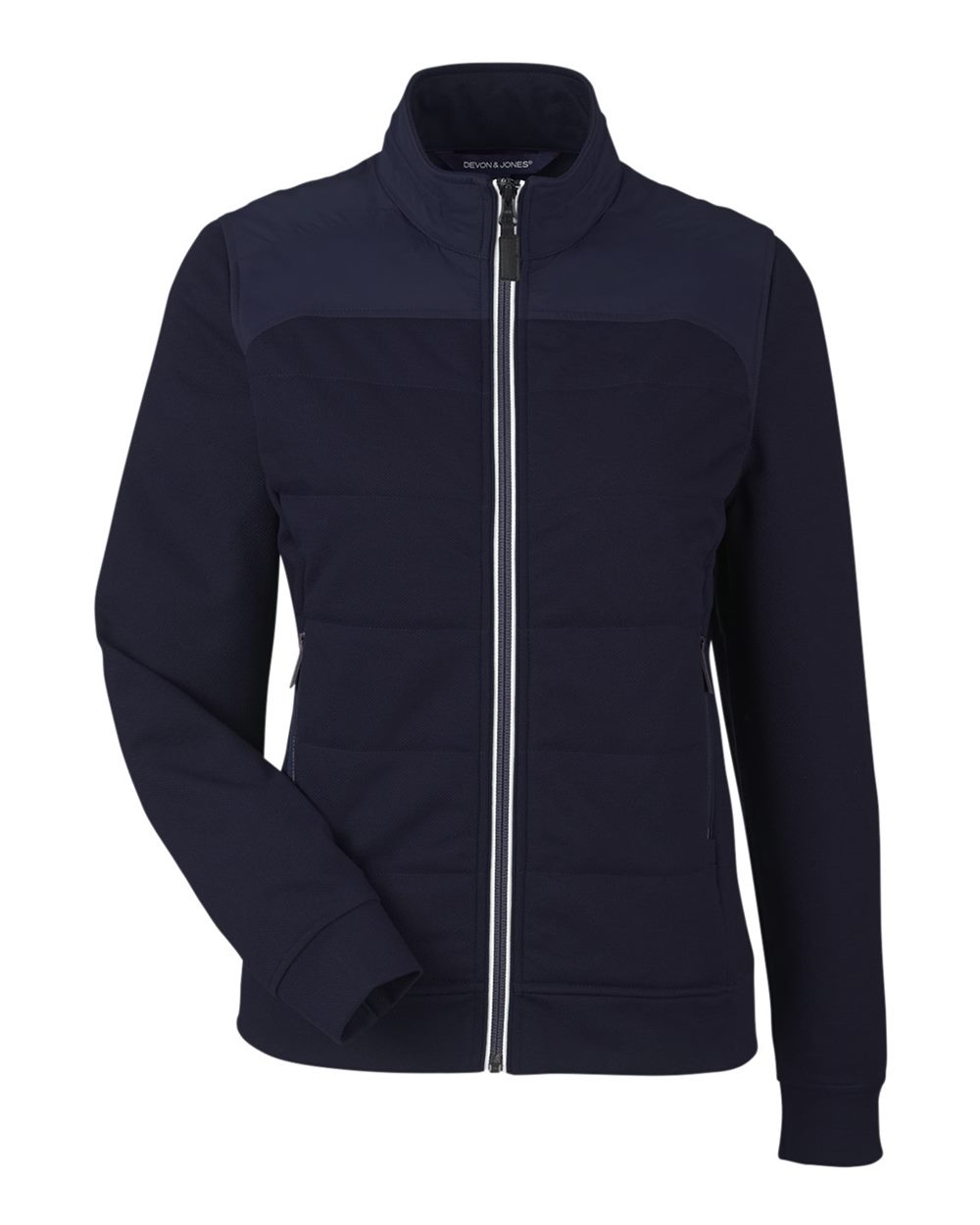 Front View of Navy Women's New Classics® Club Jacket - DG71W