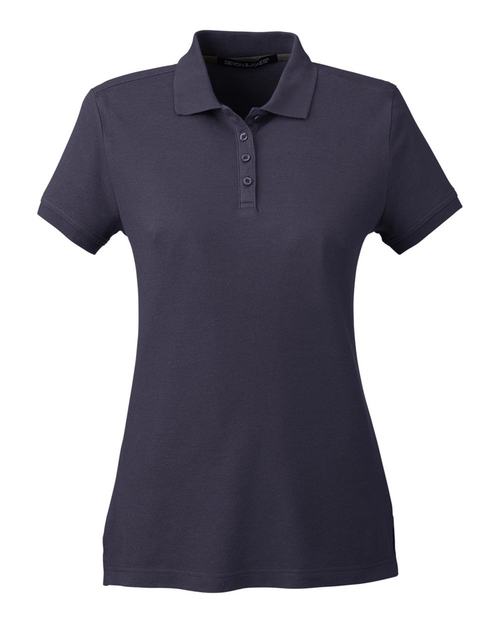 Front View of Navy Women&#39;s New Classics® Performance Polo - DG100W