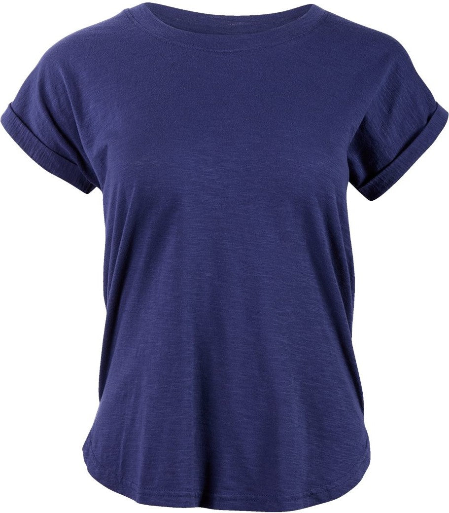 Front View of Navy Women's Sweet T-Shirt - BW2102