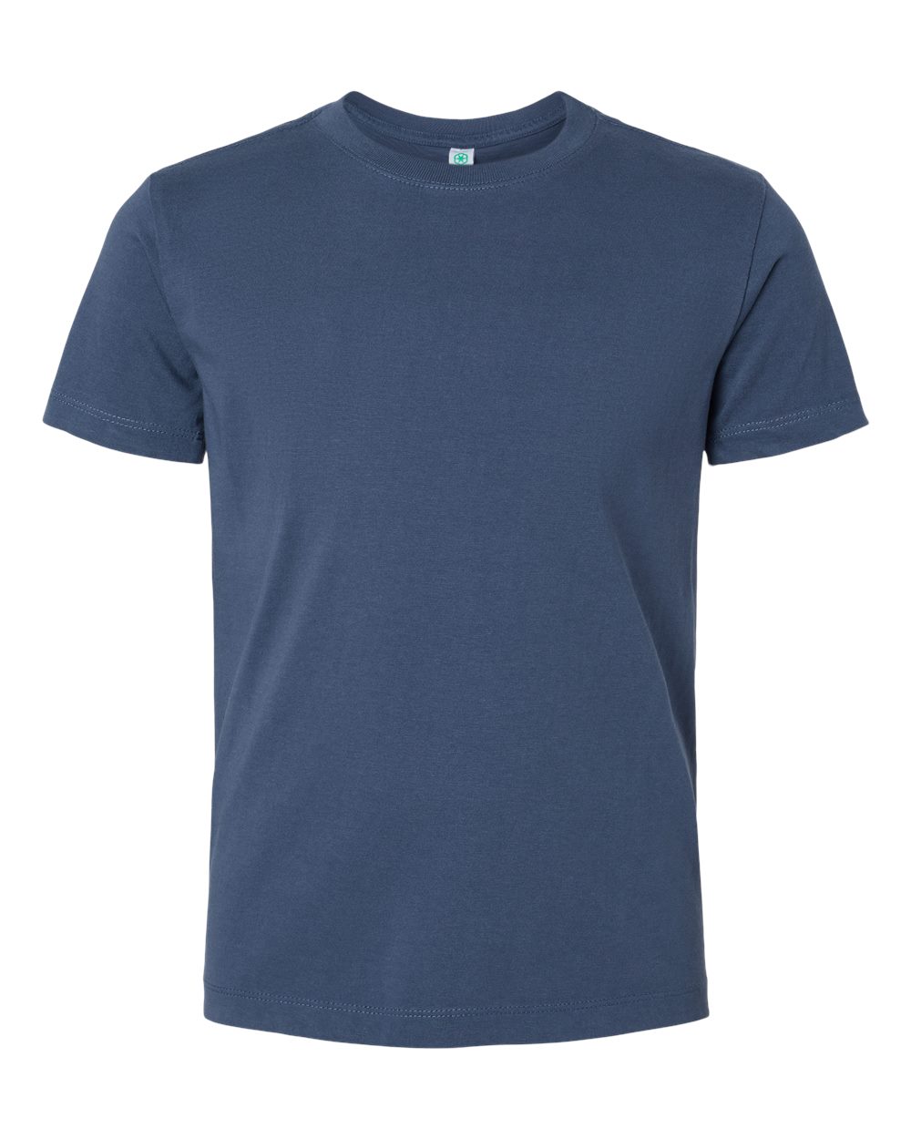 Front View of Navy Youth Classic T-Shirt - 202