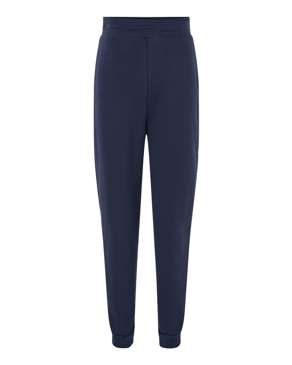 Front View of Navy Youth Jogger Sweatpants - 3727Y