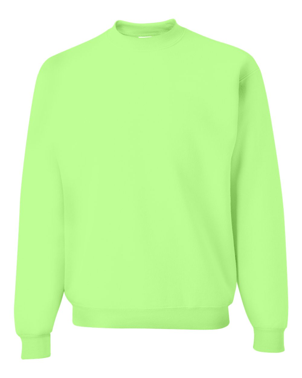 Neon Green NuBlend® Crewneck Sweatshirt - 562MR