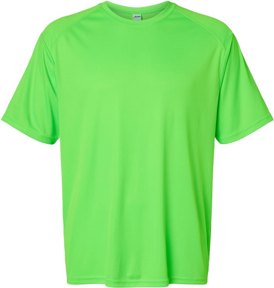 Front View of Neon Lime Islander Performance T-Shirt - 200