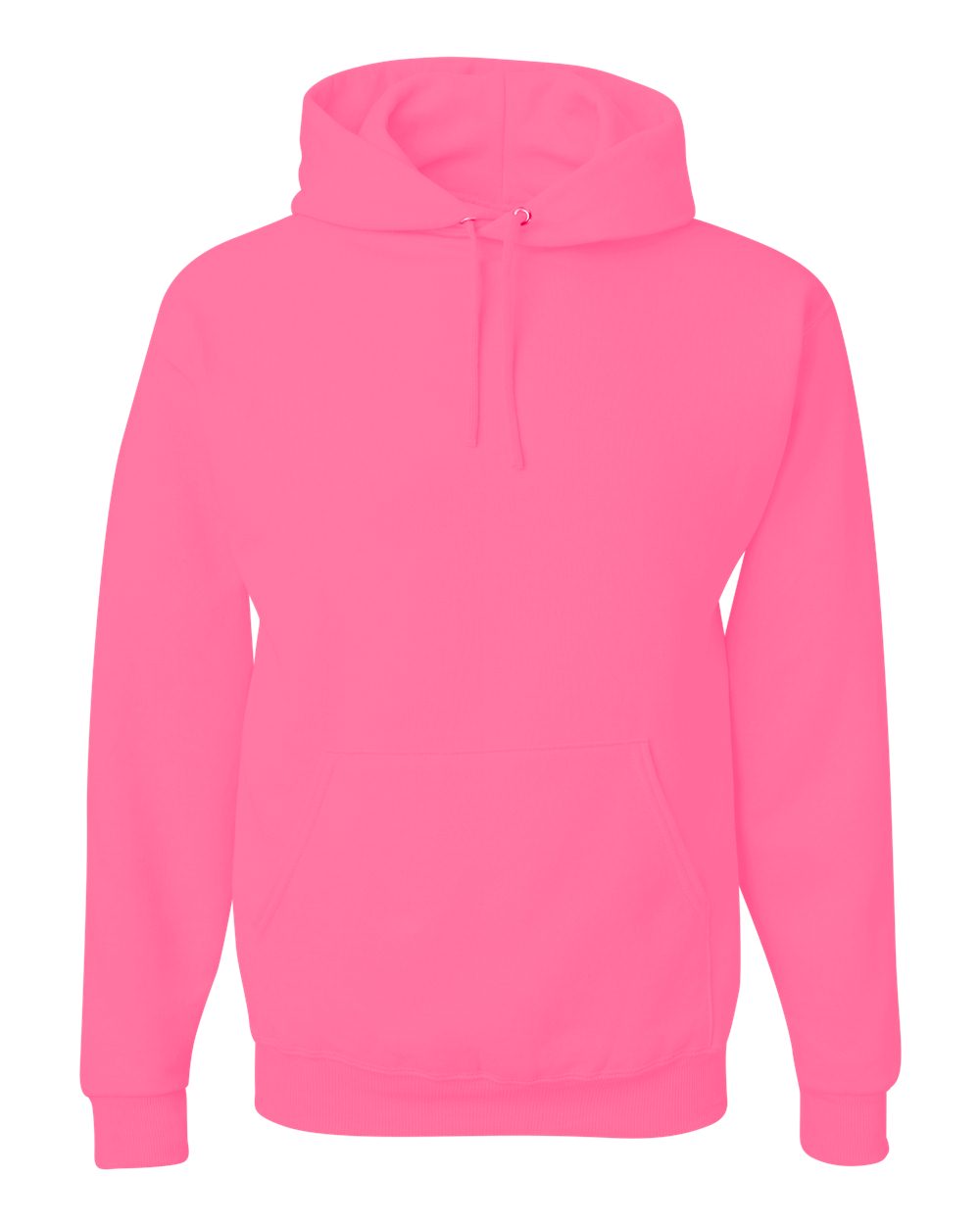 Neon Pink NuBlend® Hooded Sweatshirt - 996MR