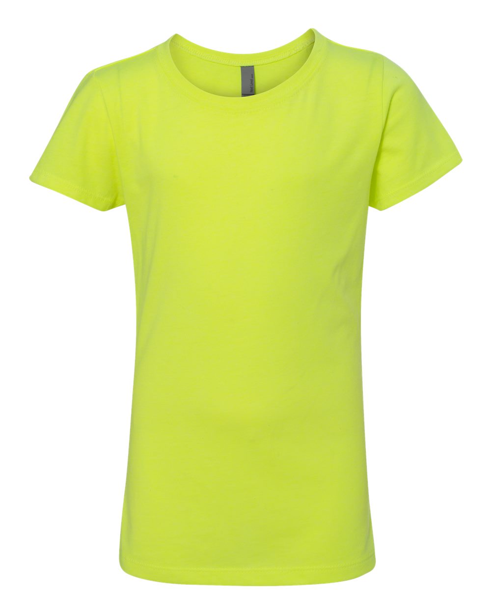 Neon Yellow Girls’ CVC Princess T-Shirt - 3712