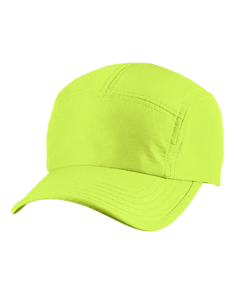 Front View of Neon Yellow Pearl Performance Cap - BA603