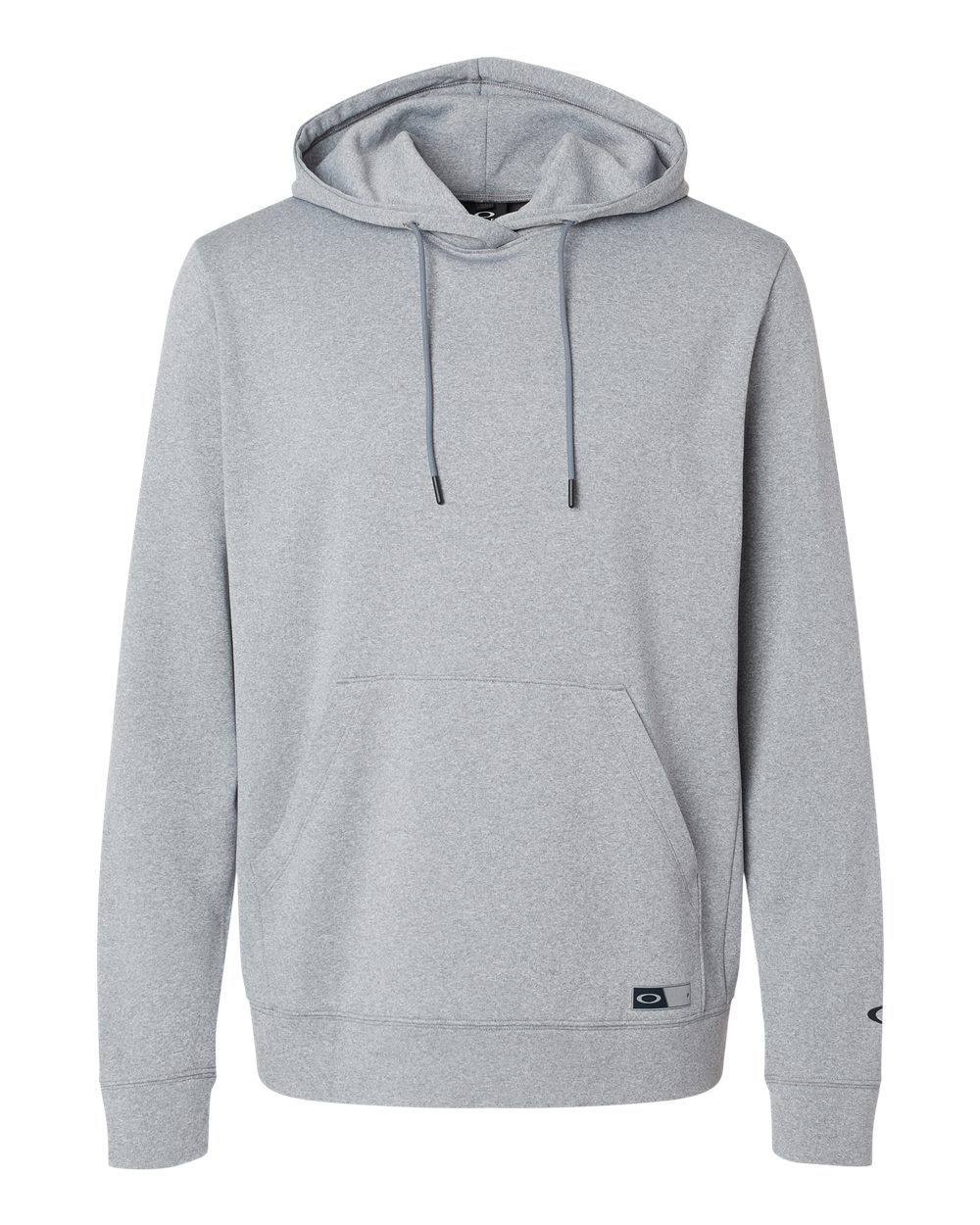 Front View of New Granite Heather Team Issue Hydrolix Hooded Sweatshirt - FOA402994