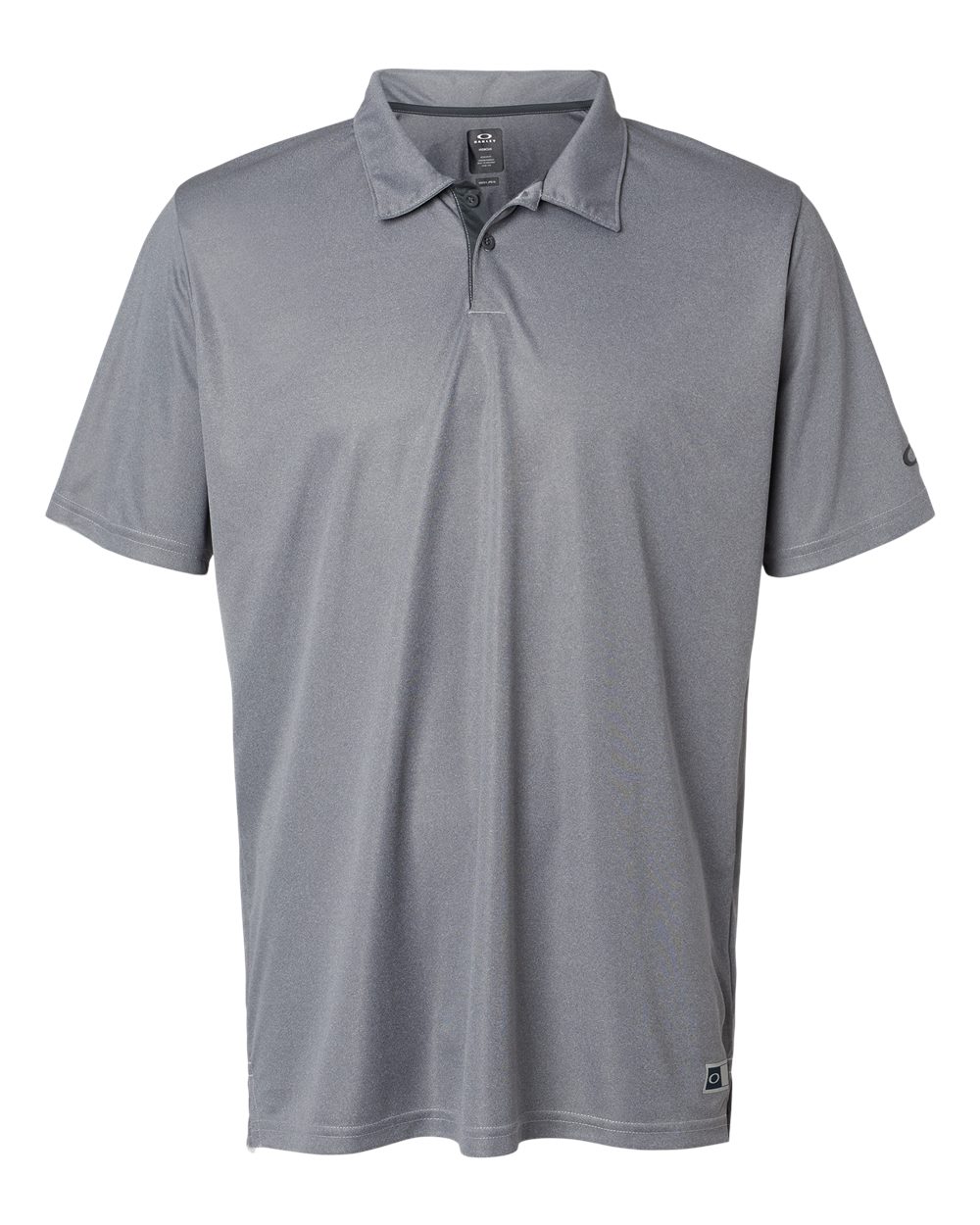 Front View of New Granite Heather Team Issue Hydrolix Polo - FOA402993