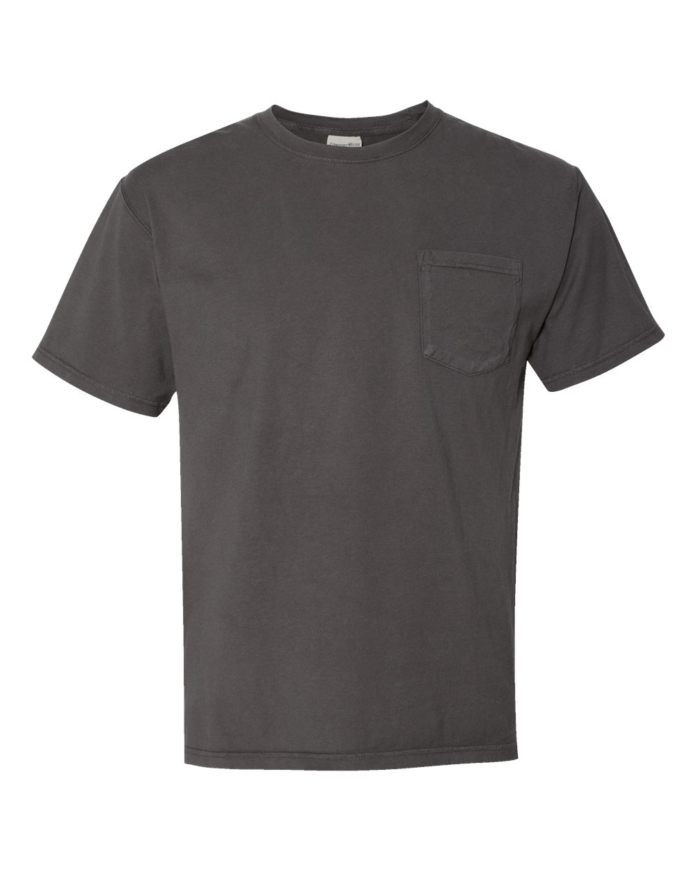 Front View of New Railroad Grey Garment-Dyed Pocket T-Shirt - GDH150