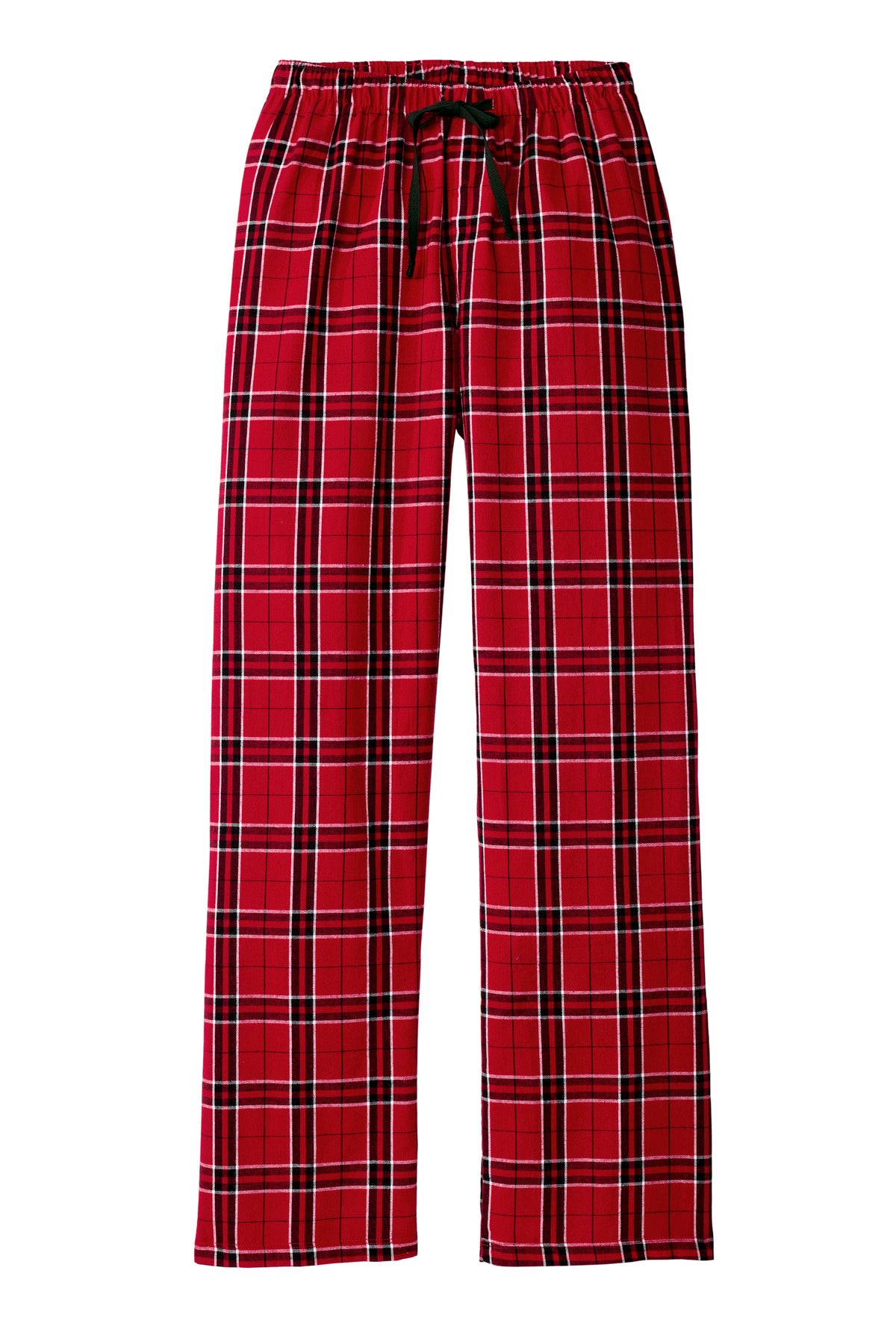 Front View of New Red District Women's Flannel Plaid Pant. DT2800