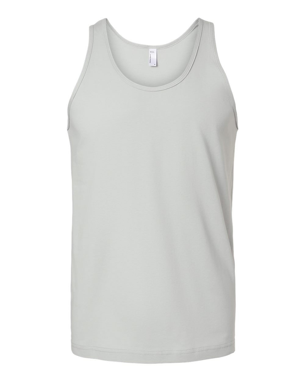 Front View of New Silver Fine Jersey Tank - 2408