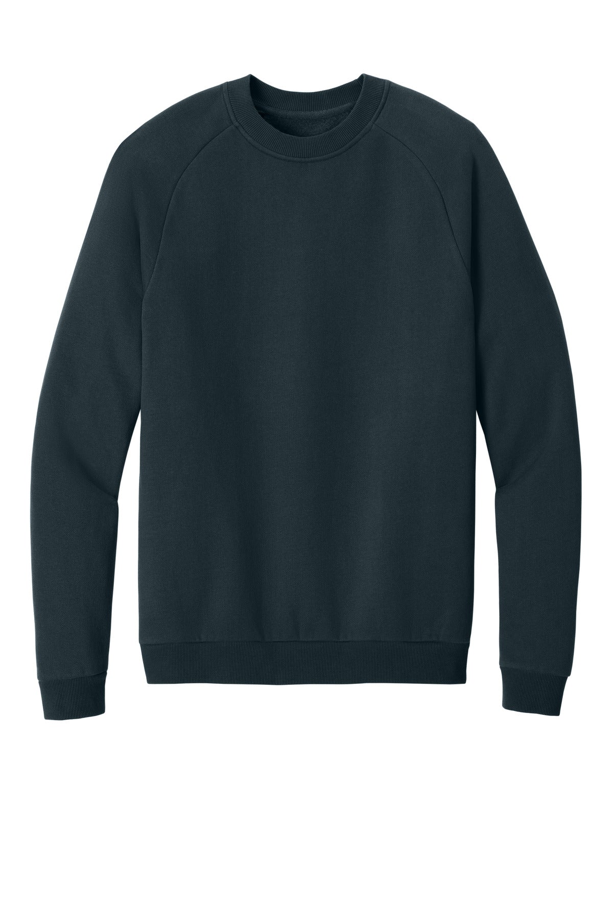 Front View of NewNavy District Cloud Fleece Crew DT7804