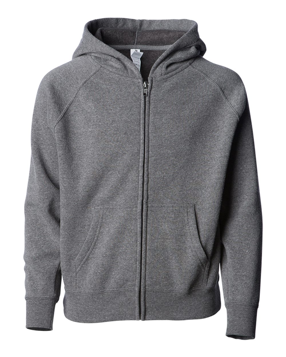 Nickel Toddler Lightweight Special Blend Raglan Zip Hood - PRM10TSBZ
