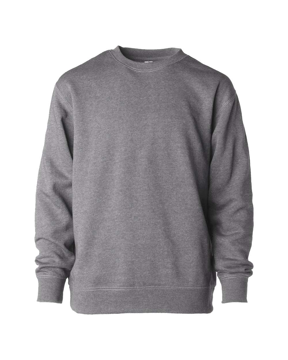 Front View of Nickel Youth Lightweight Special Blend Crewneck Sweatshirt - PRM15YSBC