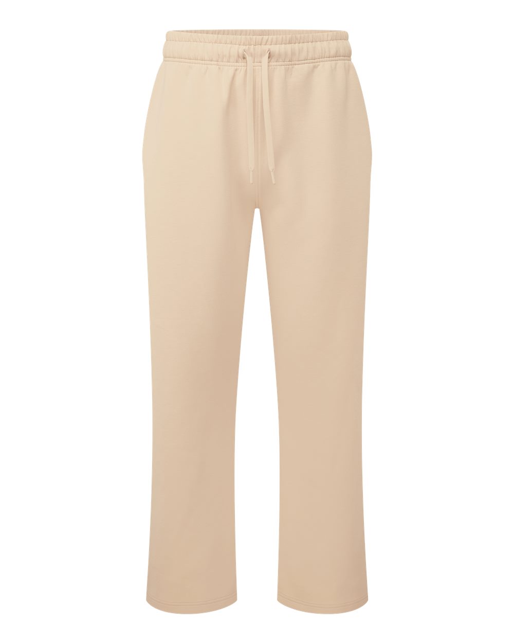 Front View of Nude Women's Luxe Wide Leg Pants - TD661