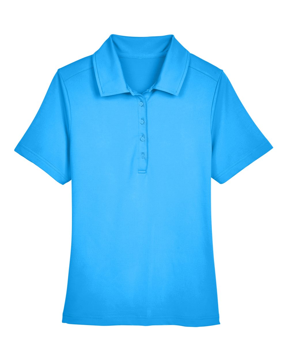 Front View of Ocean Blue Women's CrownLux Performance® Range Flex Polo - DG21W
