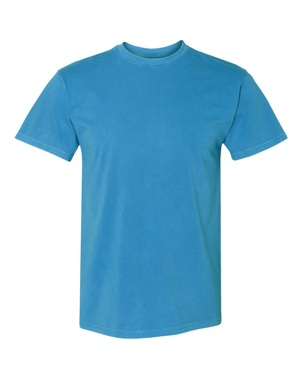 Front View of Ocean Inspired Dye Short Sleeve T-Shirt - 7410