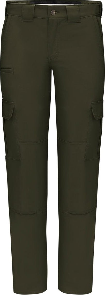 Front View of OD Green - 37 Unhemmed Women's Tactical Pants - Extended Sizes - FP78EXT