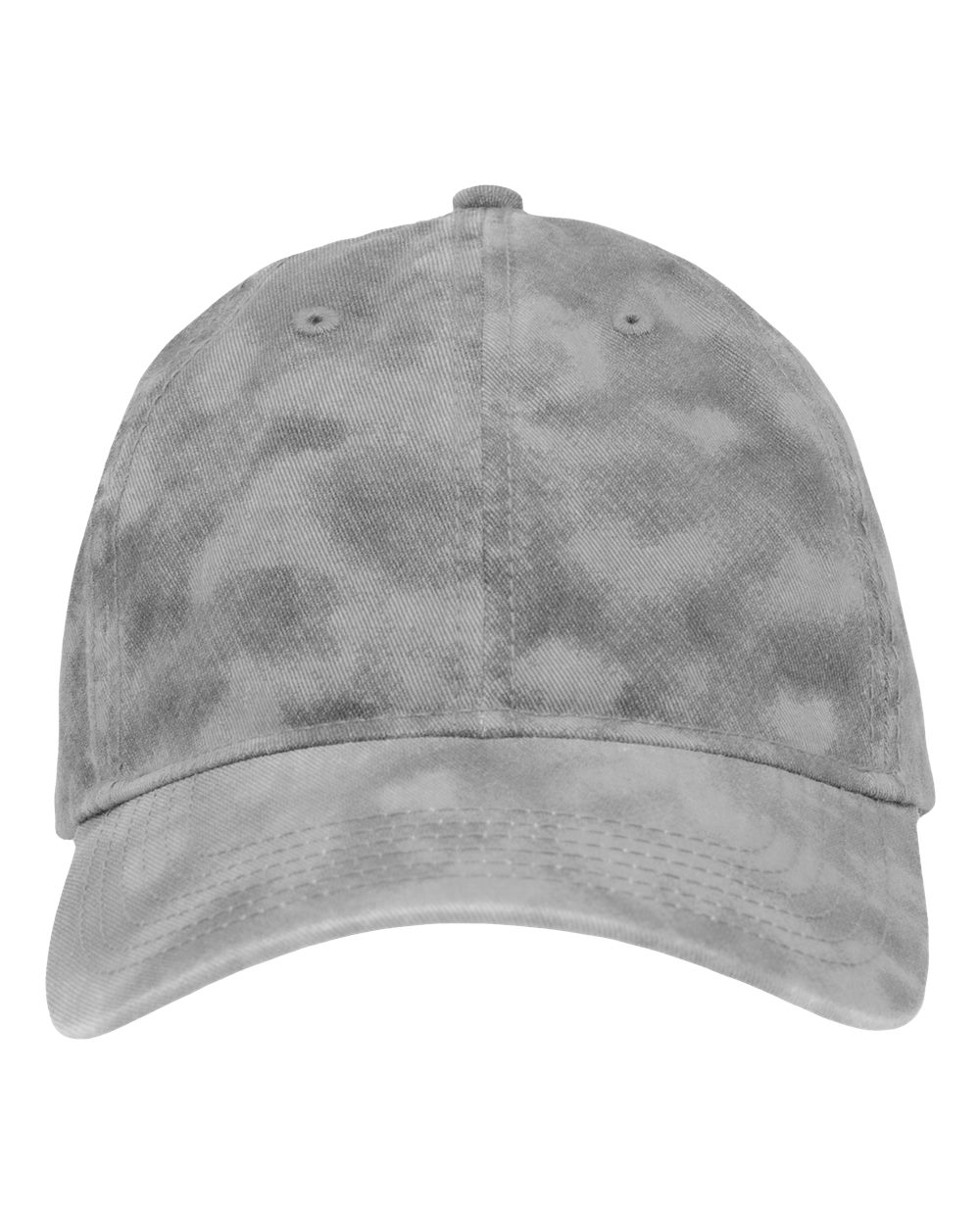 Front View of Old Wash Grey Dad Hat Fit - SP1700