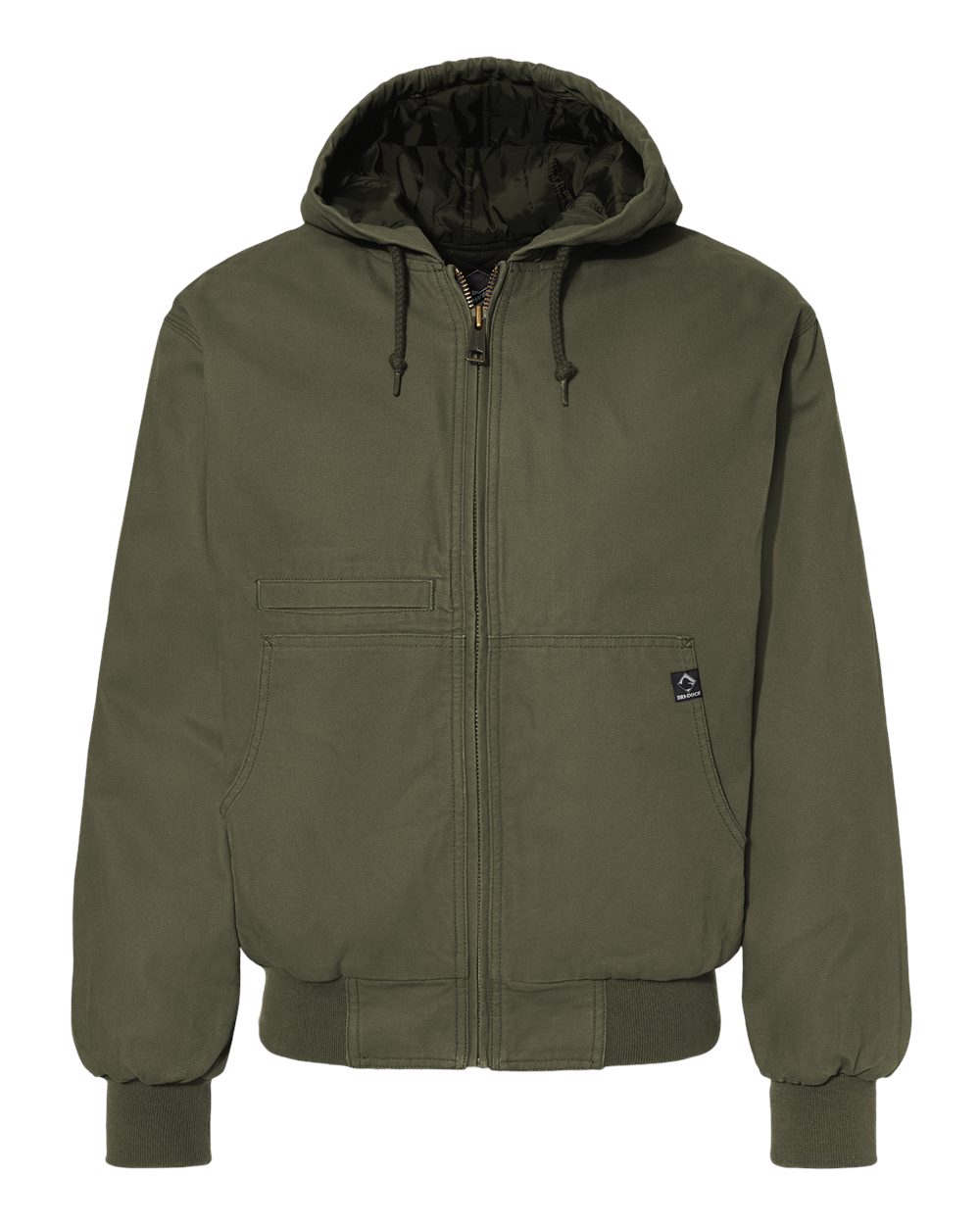 Front View of Olive Laramie Power Move Jacket - 5034T