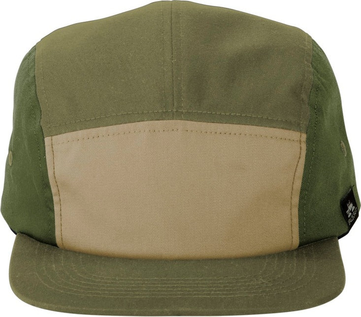 Left View of Olive LIMITED EDITION Spacecraft Colorblock Cap SPC6