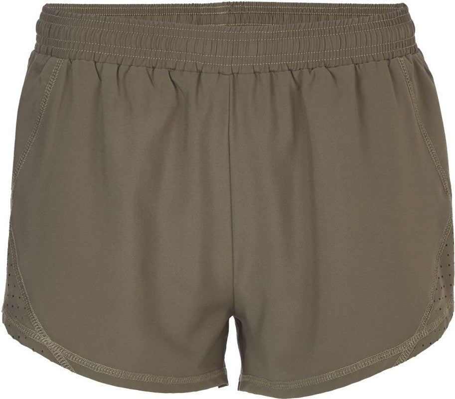 Front View of Olive Women's Olympia Shorts - BW6101