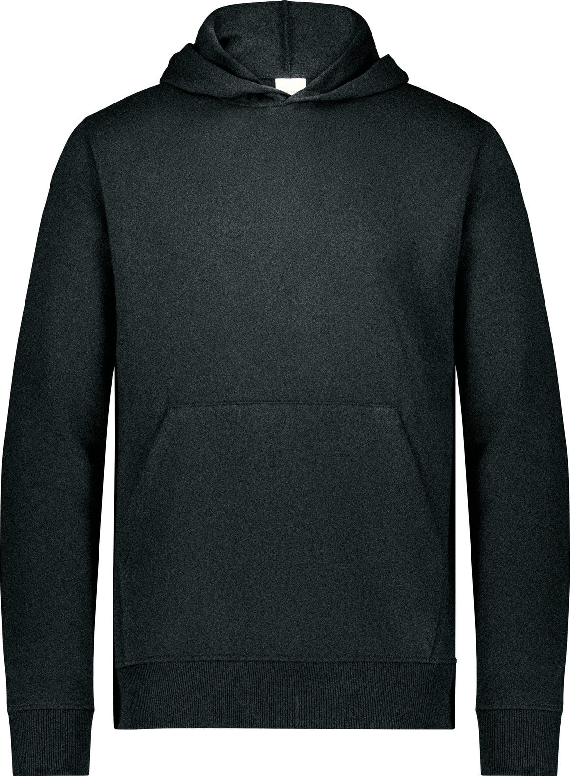 Front View of ONYX HEATHER YTH ALL-DAY CORE BSC FLC HOOD