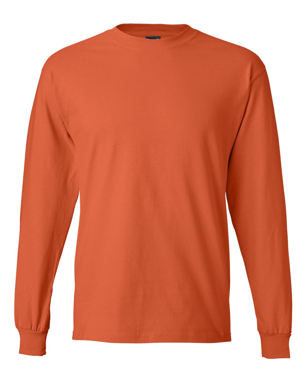 Orange Beefy-T® Long Sleeve T-Shirt - 5186