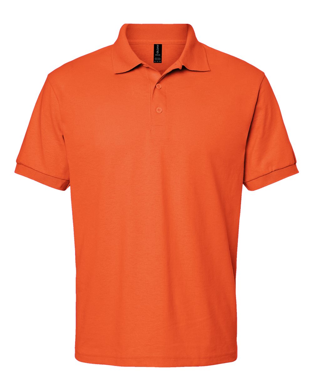 Front View of Orange DryBlend® Jersey Polo - 8800