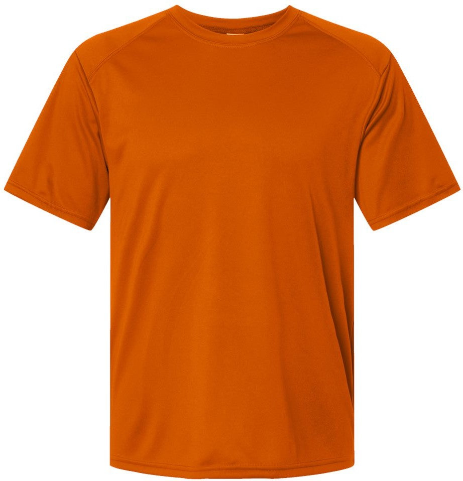 Front View of Orange Islander Performance T-Shirt - 200