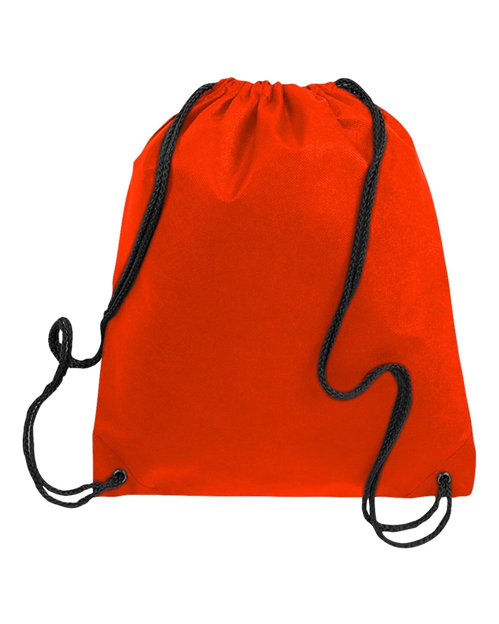 Front View of Orange Non-Woven Sportpack - Q1235