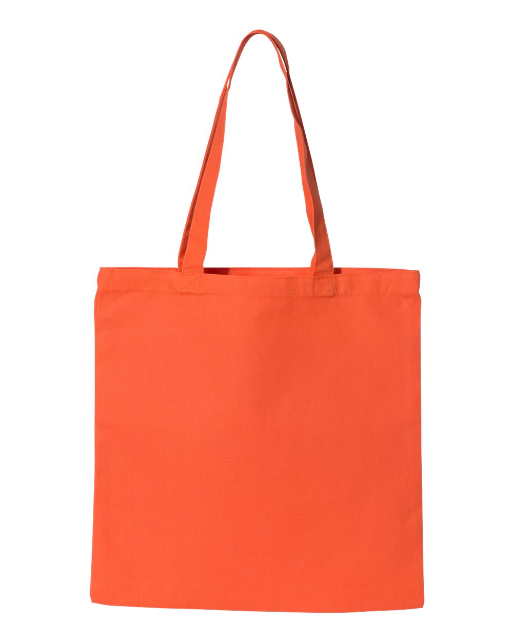 Front View of Orange Tote Bag - OAD113