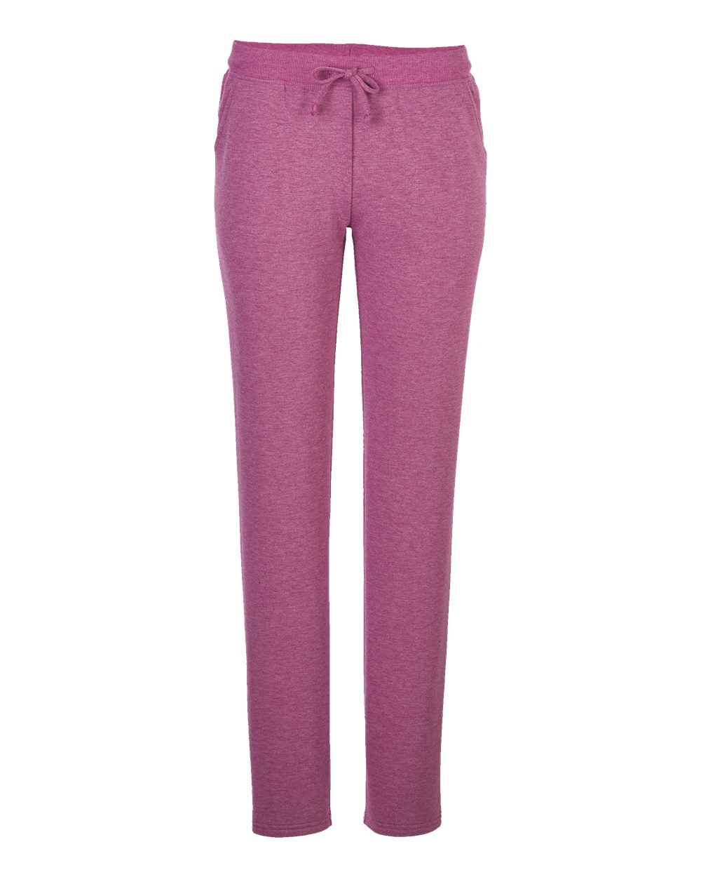 Front View of Orchid Heather Women's Dream Fleece Pants - BW6601