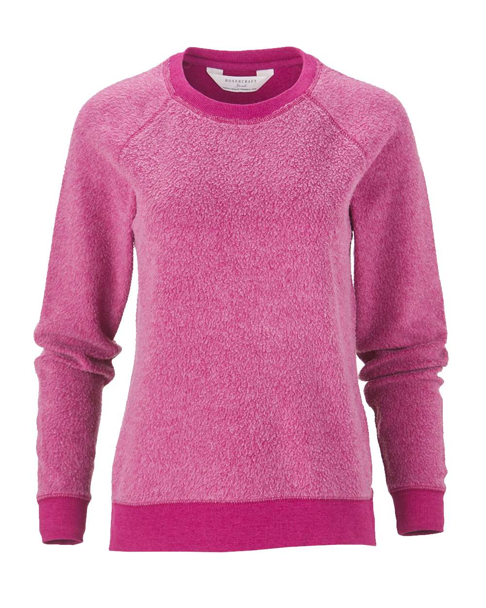Front View of Orchid Women's Fleece Out Pullover - K01