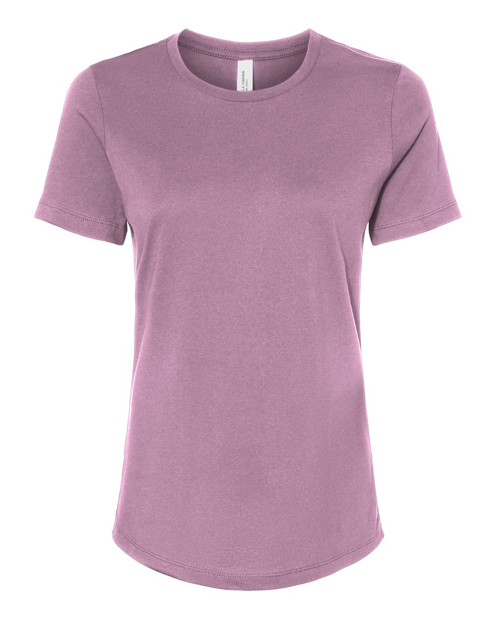 Front View of Orchid Women’s Relaxed Jersey Tee - 6400