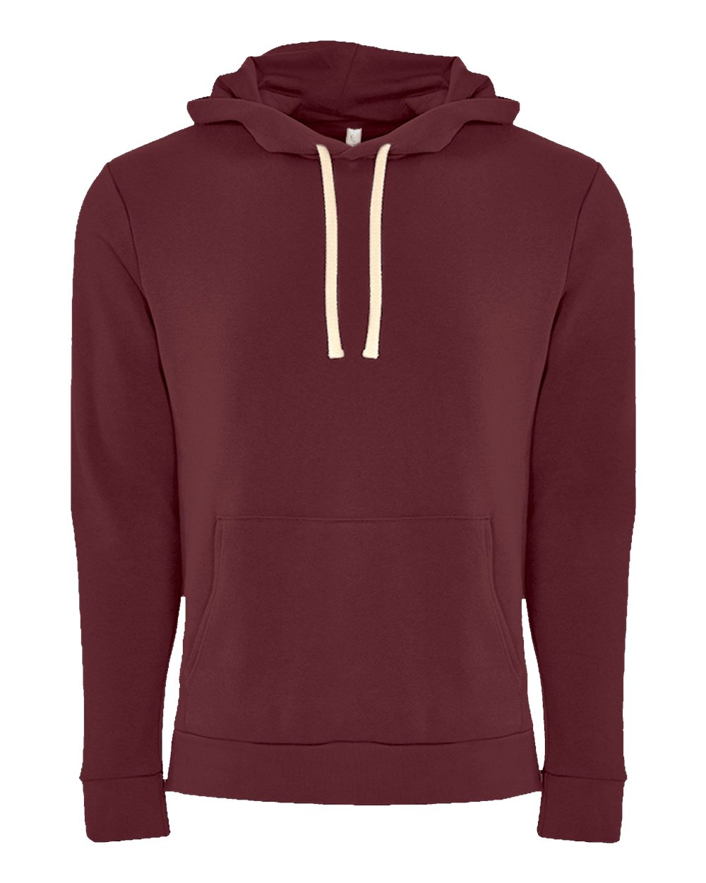 Front View of Oxblood Santa Barbara Hoodie - 9303