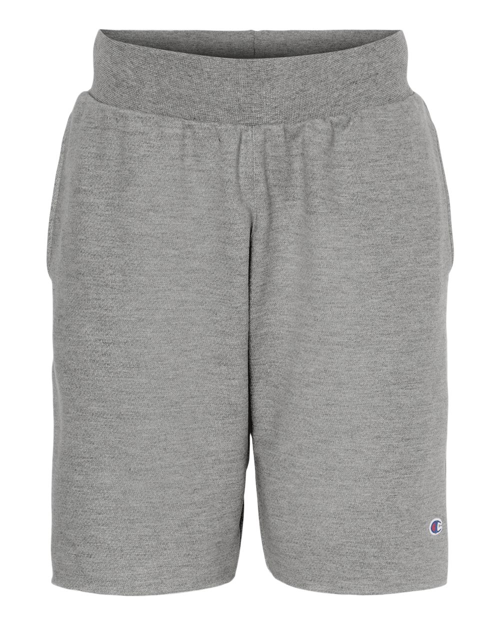 Front View of Oxford Grey Reverse Weave® Shorts - RW26