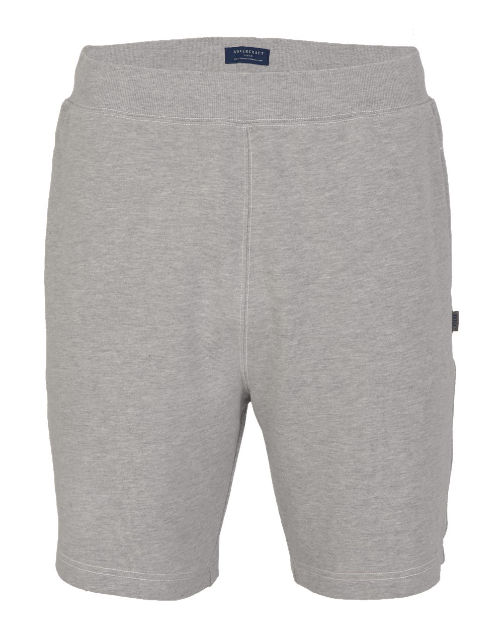 Front View of Oxford Heather Men&#39;s French Terry Shorts - BM6501