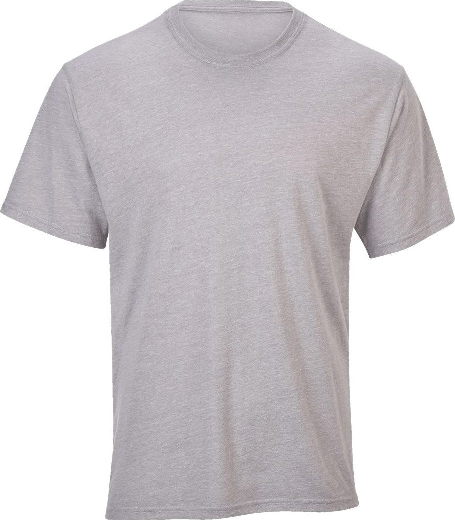 Front View of Oxford Heather Tri-Blend T-Shirt - BM2102