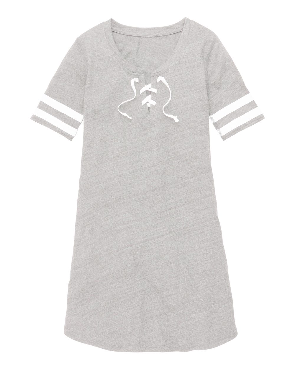 Front View of Oxford Heather Women's All-Star Dress - T59