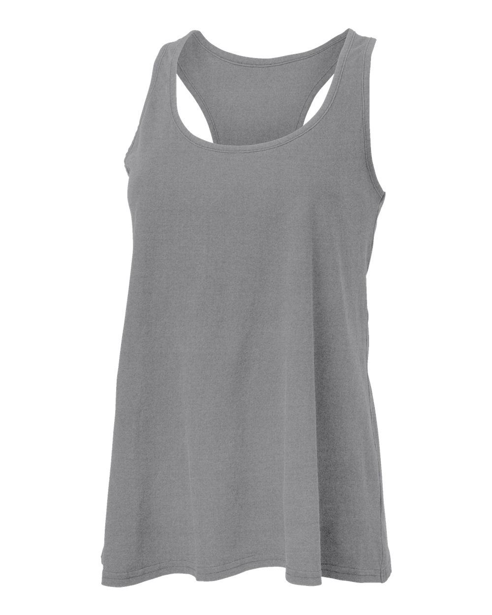 Front View of Oxford Heather Women's Charm Tank Top - BW2503
