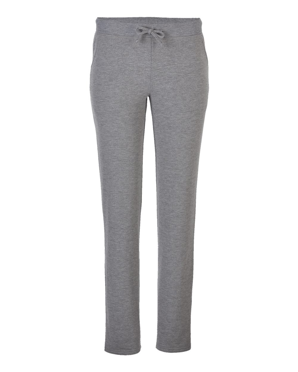 Front View of Oxford Heather Women&#39;s Dream Fleece Pants - BW6601