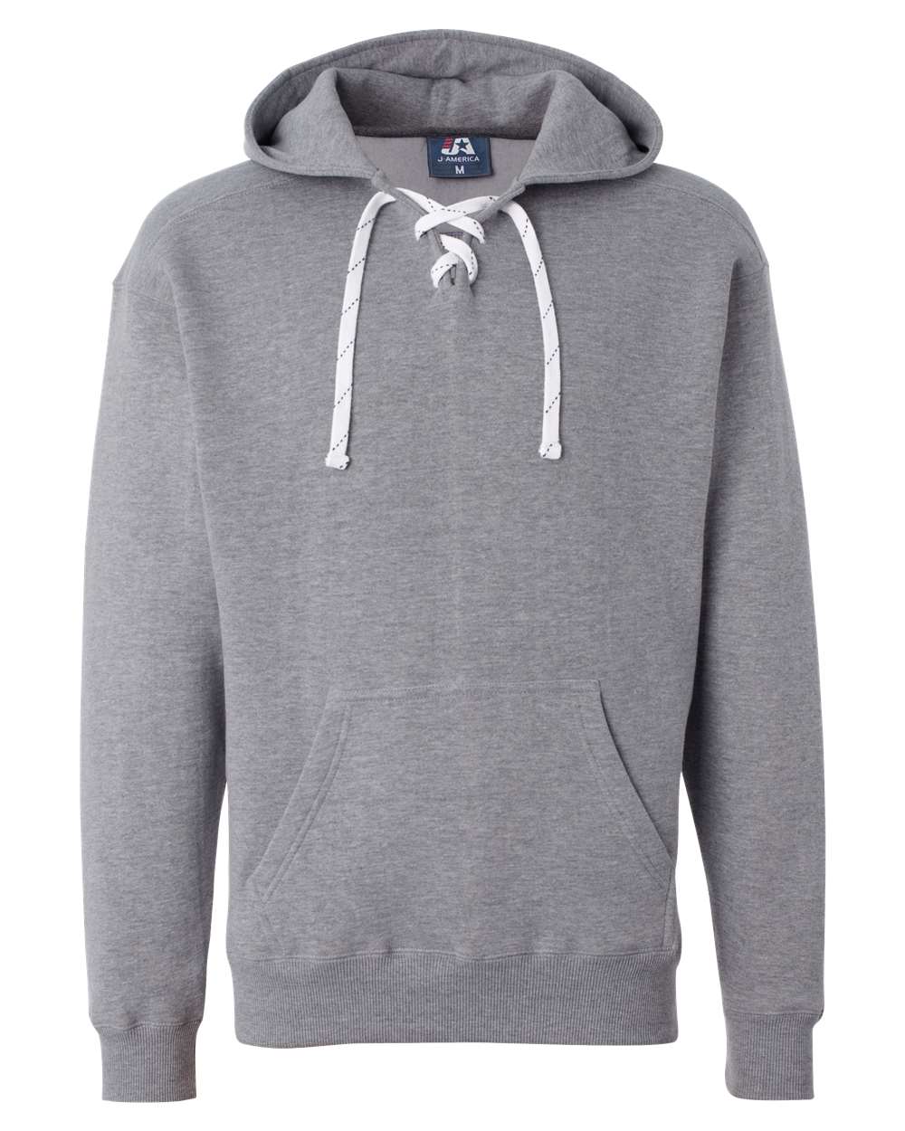 Front View of Oxford Sport Lace Hooded Sweatshirt - 8830