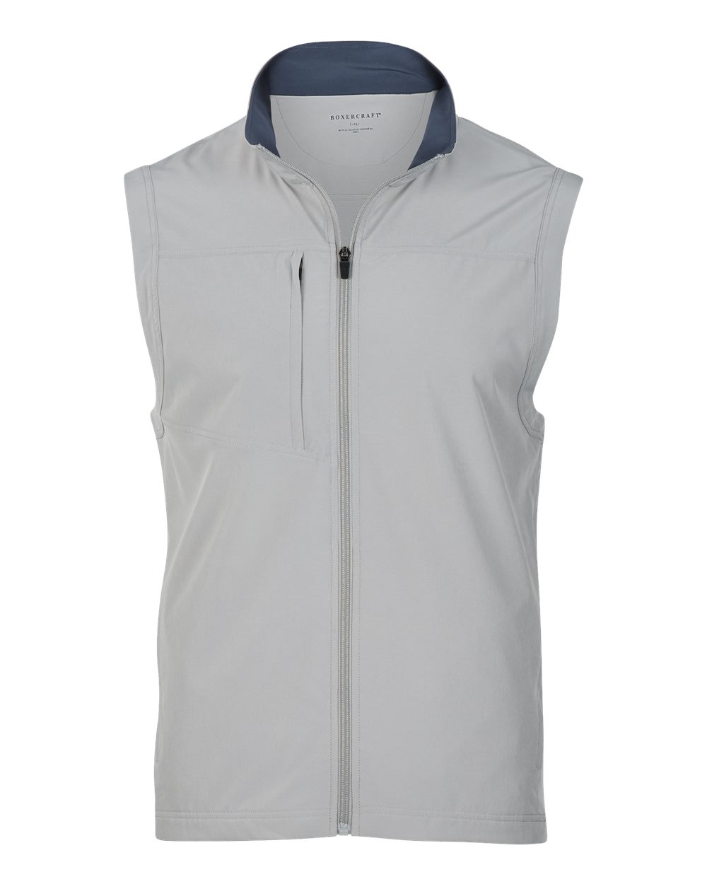 Front View of Oxford Stretch Woven Vest - BM5502