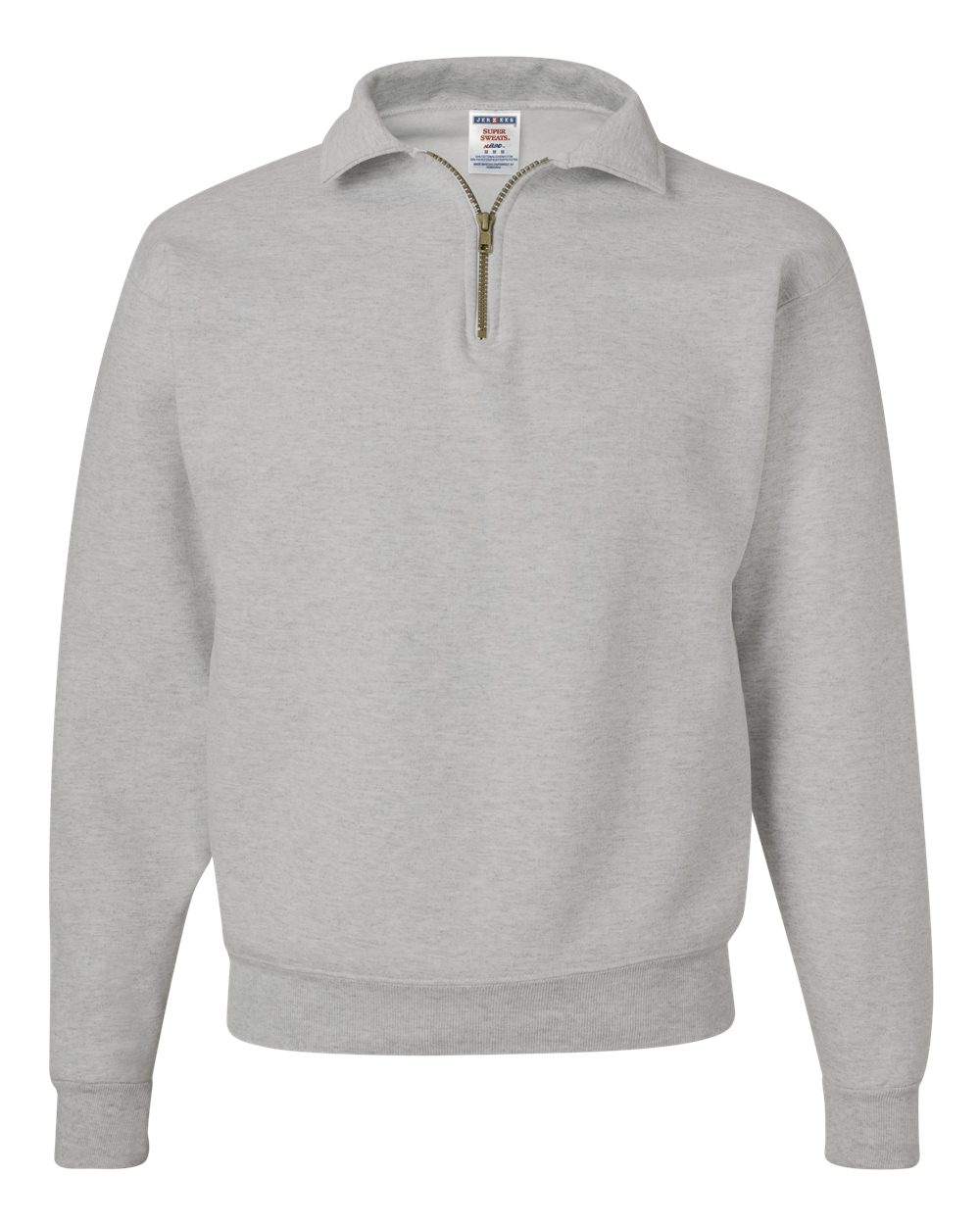 Oxford Super Sweats NuBlend® Quarter-Zip Cadet Collar Sweatshirt - 4528MR