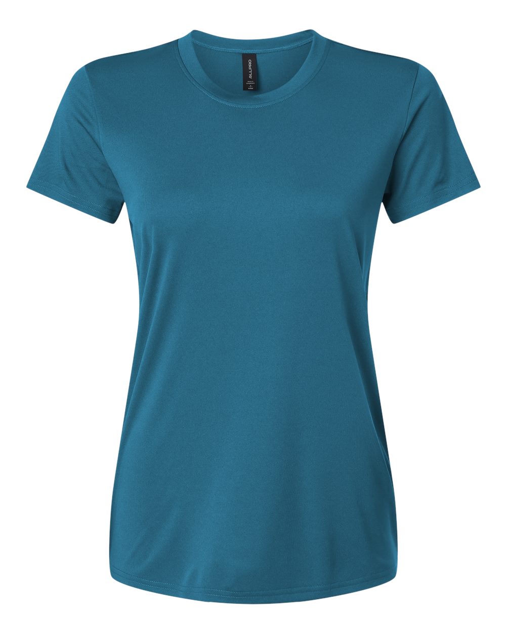 Front View of Pacific Blue Pro-Lock Women's Performance T-Shirt - 48000L